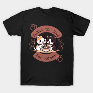 Feline the love for Ramen T-Shirt